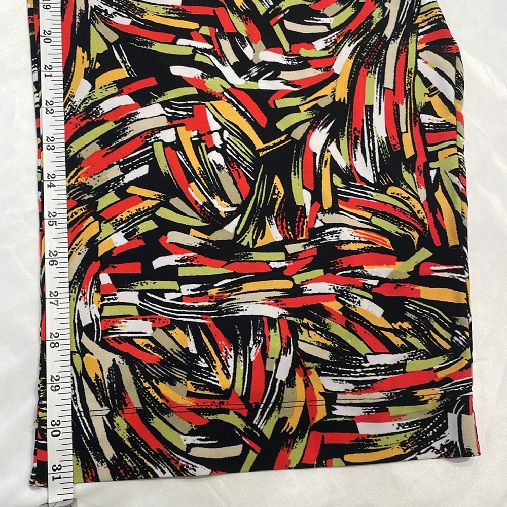 Premise Easy Pants Stretch Women 3X Techno Rave Festival Flowy Artsy Groovy Bold - Picture 7 of 7